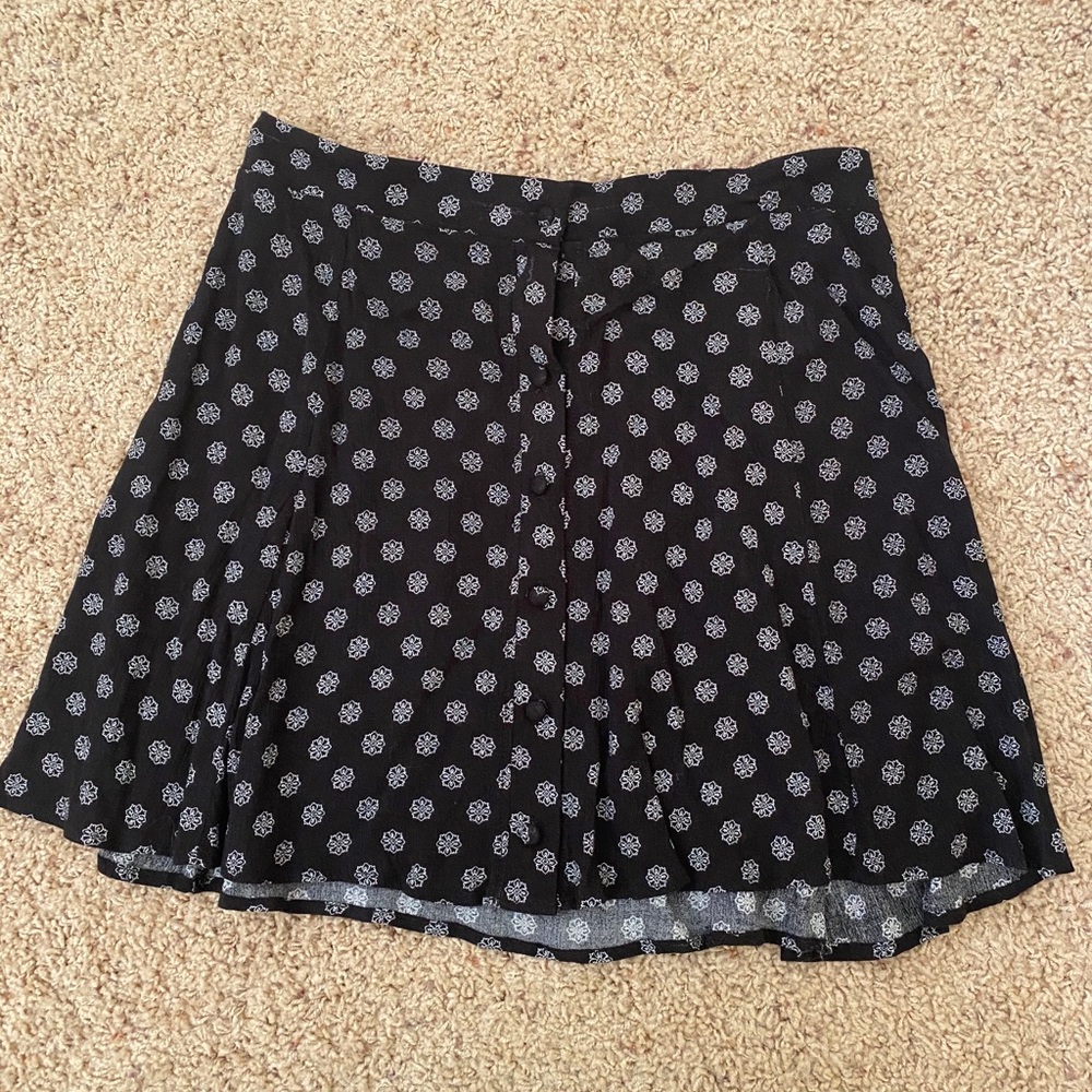 LA hearts black and white skirt from PacSun